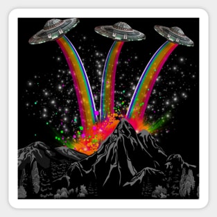 Alien Colour by UrbanHero Sticker